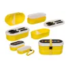 Brotdose Pac-Man 2 Fächer mit Besteck Lunchbox  Snackbox Produktbild-Vorschau 6