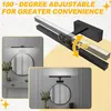 JOIEYOU 15W Spiegelleuchten Rechteck Wandleuchte mit 180° Produktbild-Vorschau 6
