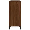 A side view of a brown wooden cabinet. Produktbild-Vorschau