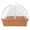 Cestino per pane in rattan Mahlzeit con coperchio Anteprima dell’immagine prodotto 3