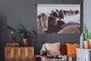 MuchoWow® Wandteppich Wandbehang Pferde - Schnee - Weiß Produktbild-Vorschau 5