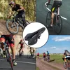 Selle de vélo ergonomique Noir Bleu Antidérapant Gel Voir les images du produit 2