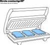 TEFAL GC7228 - Schwarz - Edelstahl - 800 cm² - 400 x 200 mm Produktbild-Vorschau 32