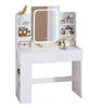 Yorbay Coiffeuse avec éclairage, miroir et bande LED Voir les images du produit 1