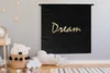 MuchoWow® Wandteppich Wandbehang Zitat - Traum - Schwarz - Produktbild-Vorschau 3