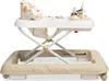 A side view of a baby walker with a toy attachment. Produktbild-Vorschau