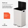 Klarstein moderný 60 l kôš na kuchynský odpad (2x30 l) s Náhľad obrázku produktu 5