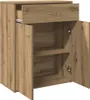 vidaXL Kredens dębowy Artisan 60x30x75 cm materiał Podgląd zdjęcia produktu 3
