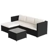 Flieks Polyrattan Gartenmöbel-Sets 2-tlg, Balkonmöbelset Produktbild-Vorschau 9