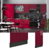 Geschirrspülblende Vicco Fame-Line Bordeaux Hochglanz 45 cm Produktbild-Vorschau 3