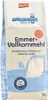 A bag of Spielberger Emmer-Vollkornmehl (whole grain emmer flour) with nutritional information and branding. Náhľad obrázku produktu