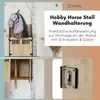 Hoofly Hobby Horse Support mural pour écurie pour 1 cheval Voir les images du produit 3