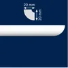 Dekorační stropní lišta LX20 20x20 mm Náhled obrázku produktu 1