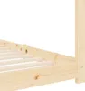 vidaXL Detský rám postele z masívu borovice 70 x 140 cm Náhľad obrázku produktu 7