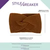 styleBREAKER Damen Feinstrick Stirnband mit Twist Knoten, Produktbild-Vorschau 5