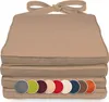 sunnypillow 4er Set Stuhlkissen 40 x 45 x 5cm | Produktbild-Vorschau 1