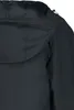 Close-up view of the hood and shoulder area of a black jacket. Produktbild-Vorschau
