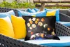 MuchoWow® Outdoor Kissen - Stillleben - Farben - Tisch - Produktbild-Vorschau 3