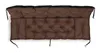 A brown tufted cushion for a garden swing. Produktbild-Vorschau