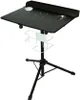 A black adjustable tattoo workstation on a tripod stand, shown against a white background. Náhled obrázku produktu