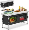 XMTECH Campingküche mit Aluminiumgestell Campingschrank Produktbild-Vorschau 1