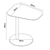 A line drawing of a small table with dimensions indicated. Produktbild-Vorschau