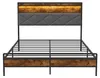 ProximaX Metallbett 140x200 cm Industriestil – LED, Produktbild-Vorschau 11