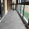 LZQ 11 kusů 30x30cm WPC dlaždice, 6m2 balkonové dlaždice Náhled obrázku produktu 7