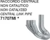 Raccordo centrale ARROW non catalitico per Ducati Anteprima dell’immagine prodotto 1