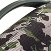 A close-up view of a portable speaker with a camouflage pattern and embossed buttons. Náhľad obrázku produktu