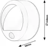 A sketch of a round outdoor wall light with dimensions indicated. Produktbild-Vorschau