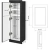WC Unterputzschrank Schwarz Matt Push Open für Papier und Produktbild-Vorschau 5