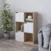 Meerveil Bibliothèque, étagère de rangement à plusieurs Voir les images du produit 16