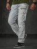 CD272 Herren bequeme Jeans mit bestickten Nähten in Produktbild-Vorschau 2