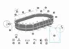 Bestway® Ersatzteil U-Träger (braun) für Power Steel™ Pools Produktbild-Vorschau 2