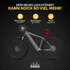 Dansi LED lampe de vélo lumière de vélo avant + arrière Voir les images du produit 9