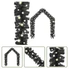 The Living Store Weihnachtsgirlande mit LED 20 m Schwarz Produktbild-Vorschau 8