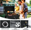 COSTWAY Gril na dřevěné uhlí s kolečky Gril na dřevěné uhlí Náhled obrázku produktu 3