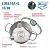 ELO Jaspis Topfset aus Edelstahl 18/8, 9-teilig  Perfekt Produktbild-Vorschau 16