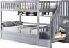 Sweiko Lit en bois 90x200CM, Sous-lit hydraulique, Escalier Voir les images du produit 4