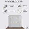 RODAN | Mobile da bagno - 60 CM - Bianco opaco - MDF - 2 Anteprima dell’immagine prodotto 2