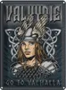 vianmo Blechschild 40x30 cm Valkyrie go to Valhalla Wiking Produktbild-Vorschau 1