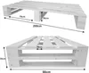 Lermowood Palettenbett M2 90 x 200 cm mit 2 Bettkästen Produktbild-Vorschau 3