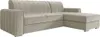 A beige sectional sofa with a chaise lounge. Náhľad obrázku produktu