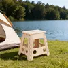 Relaxdays Klapphocker faltbar, Camping Hocker, großer Produktbild-Vorschau 3