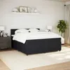 vidaXL Boxspringbett mit Matratze Schwarz 200x200 cm Samt Produktbild-Vorschau 3