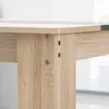 Moderner Ess-/Kš¹chentisch mit gro?er Holzplatte, bietet Produktbild-Vorschau 10