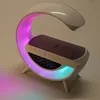 A close-up studio shot of a multi-functional bedside lamp. Náhled obrázku produktu