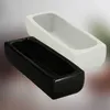 KOTARBAU® Céramique Pot de fleurs allongé intérieur blanc Voir les images du produit 9