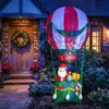 Opblaasbare XL kerstballon met LED-verlichting - 210 x 110 Productafbeelding-voorbeeld 6